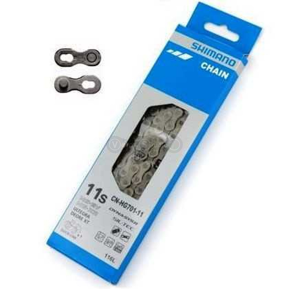 Цепь Shimano CN-HG701 SIL-TEC QUICK LINK 11 скоростей