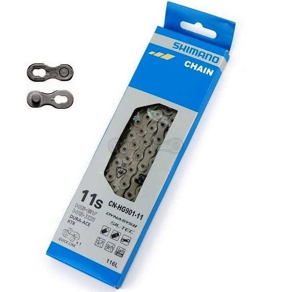 Цепь Shimano CN-HG901 SIL-TEC QUICK LINK 11 скоростей