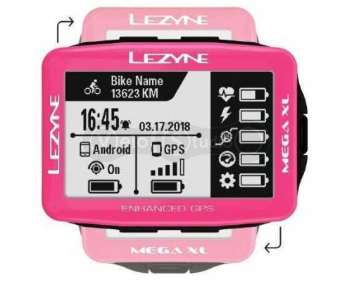 GPS компьютер Lezyne Mega XL Limited Pink Edition