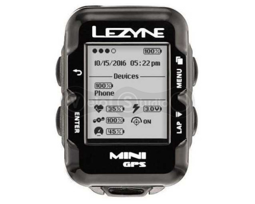 GPS комп'ютер Lezyne Mini Black