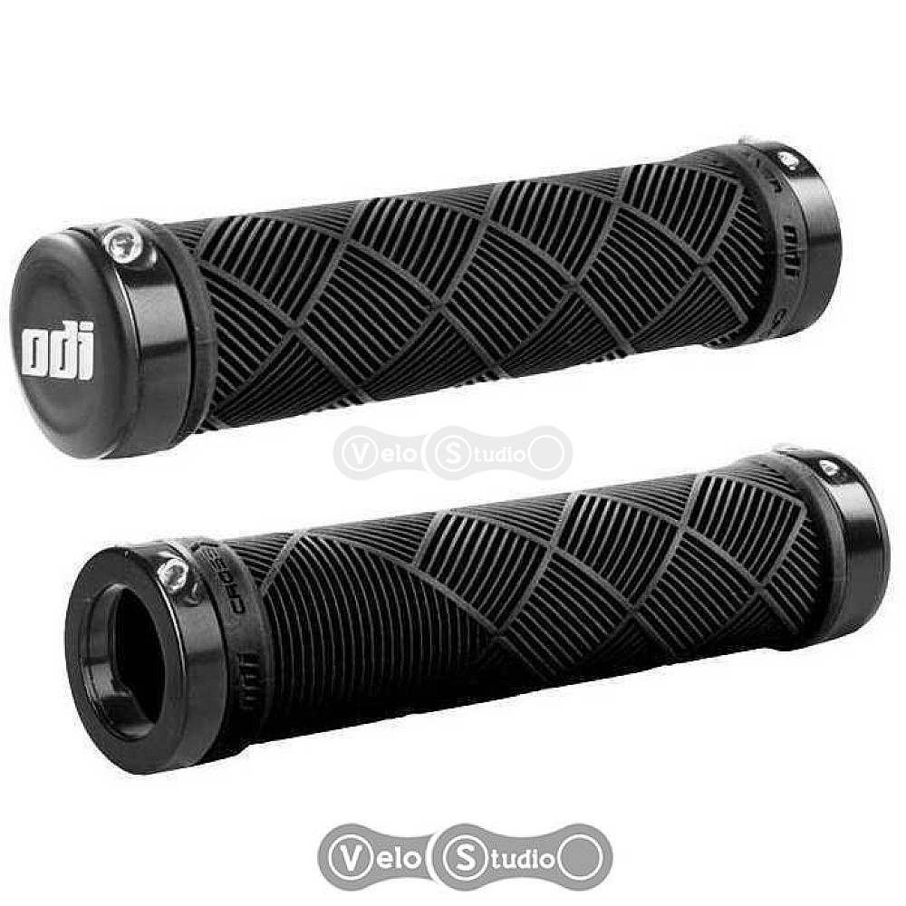Грипсы ODI Cross Trainer MTB Lock-On Black w/Black Clamps