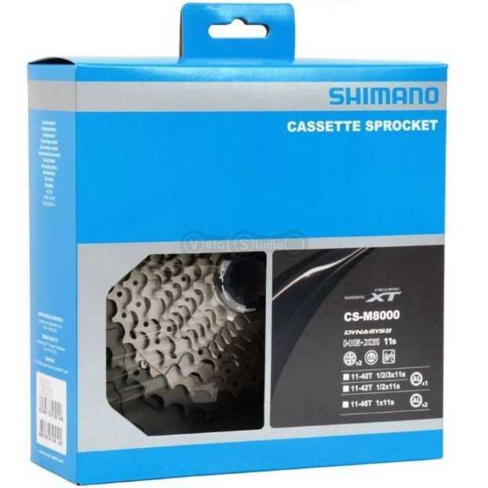 Кассета Shimano CS-M8000 DEORE XT 11-46 11 скоростей