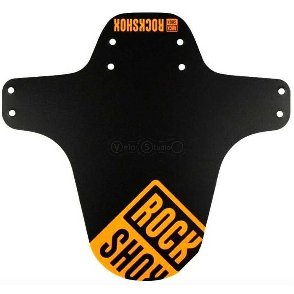 Брызговик для вилки Rock Shox MTB Fork Fender чёрный с оранжевым