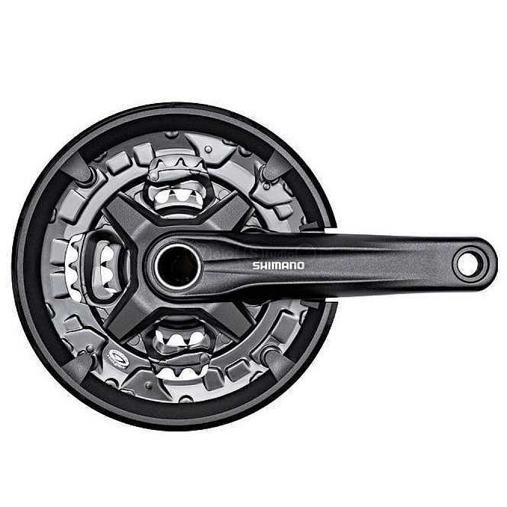 Шатуны Shimano FC-MT210-3 Hollowtech II 175 мм 40x30x22 + защита