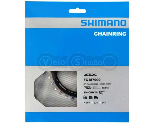 Звезда шатунов Shimano FC-M7000-1 SLX 30 зубьев 11 скоростей