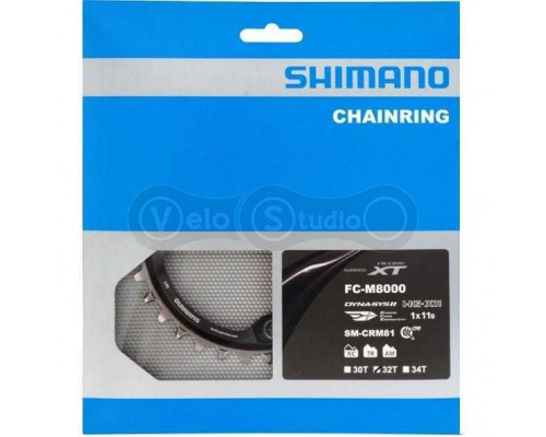 Звезда шатунов Shimano FC-M8000-1 XT 32 зуба 11 скоростей