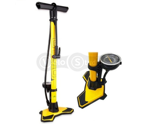 Насос напольный Giyo GF-6325YL алюминиевый с манометром