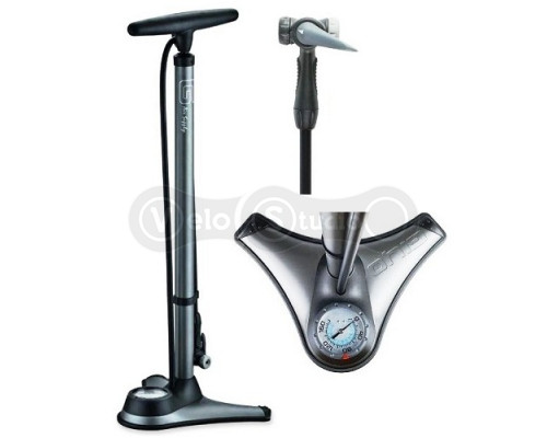 Насос напольный Giyo GF-72 стальной с манометром