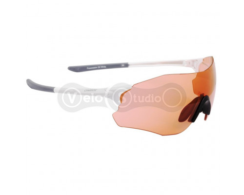 Очки Onride Possession 20 белые матовые оранжевые UV400 (UVA / UVB)
