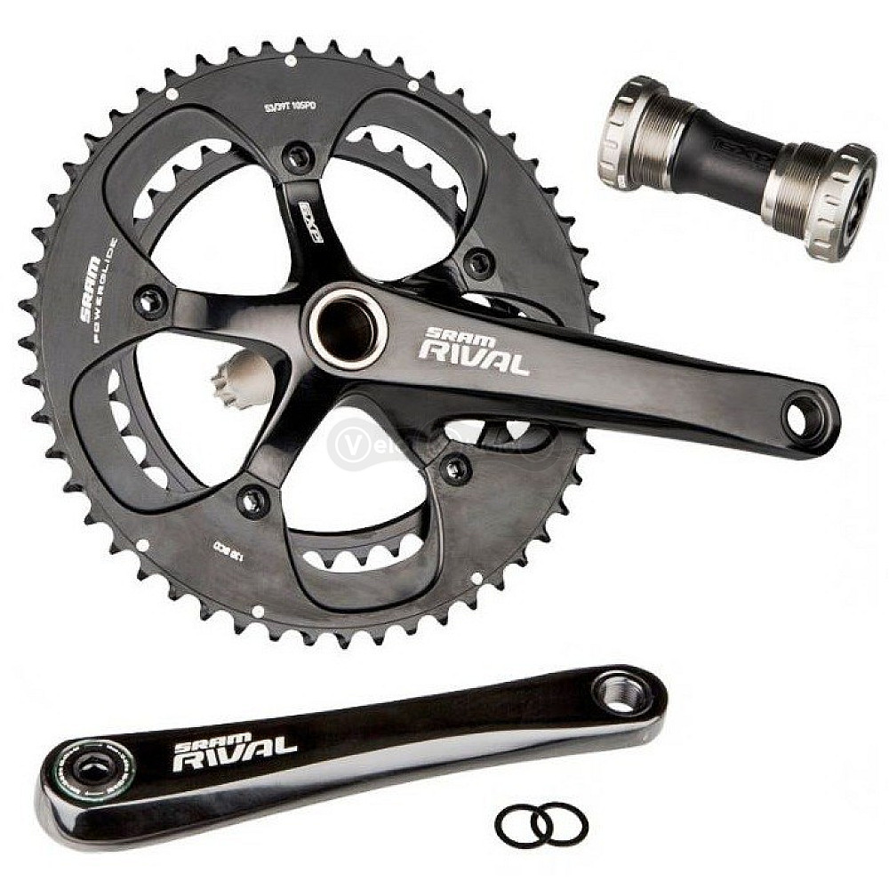 Шатуны SRAM Rival OCT GXP 175 мм 50-34 10 скоростей с кареткой