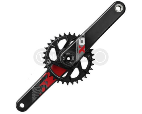 Шатуни Sram X01 EAGLE DUB Boost RED 175 мм DM 32T X-SYNC