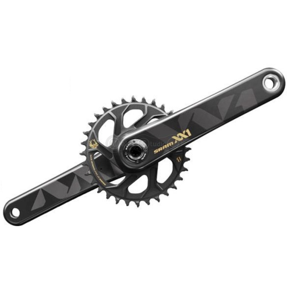 Шатуны Sram XX1 EAGLE DUB Boost Gold 175 мм DM 34T X-SYNC