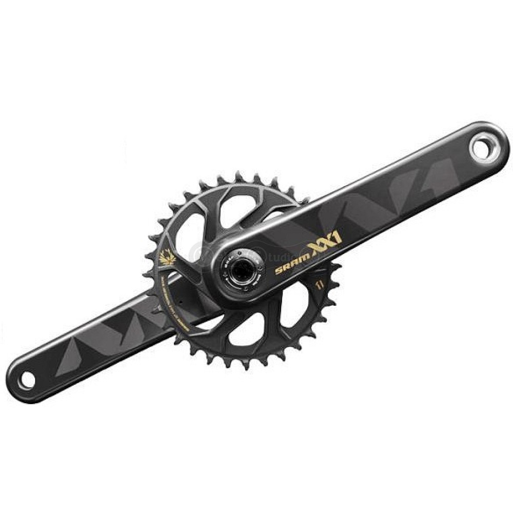 Шатуны Sram XX1 EAGLE DUB Gold 170 мм DM 34T X-SYNC
