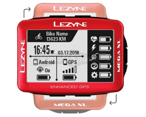 GPS компьютер Lezyne Mega XL Limited RED Edition