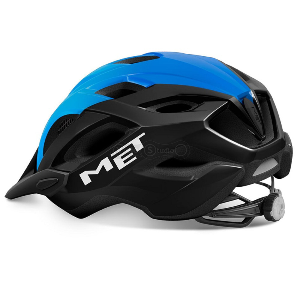 Вело шлем MET Crossover Black Cyan M (52-59 см)
