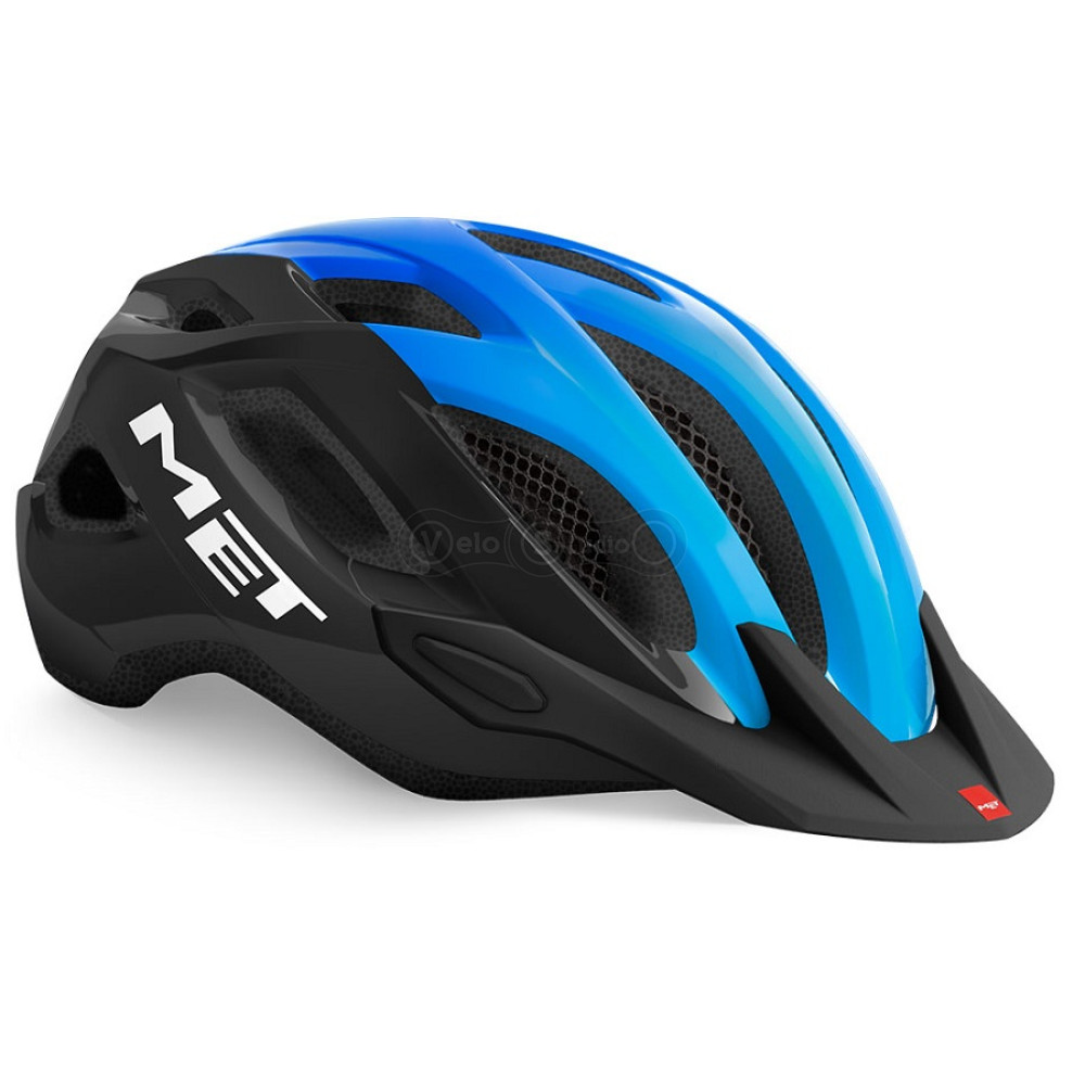 Вело шлем MET Crossover Black Cyan M (52-59 см)