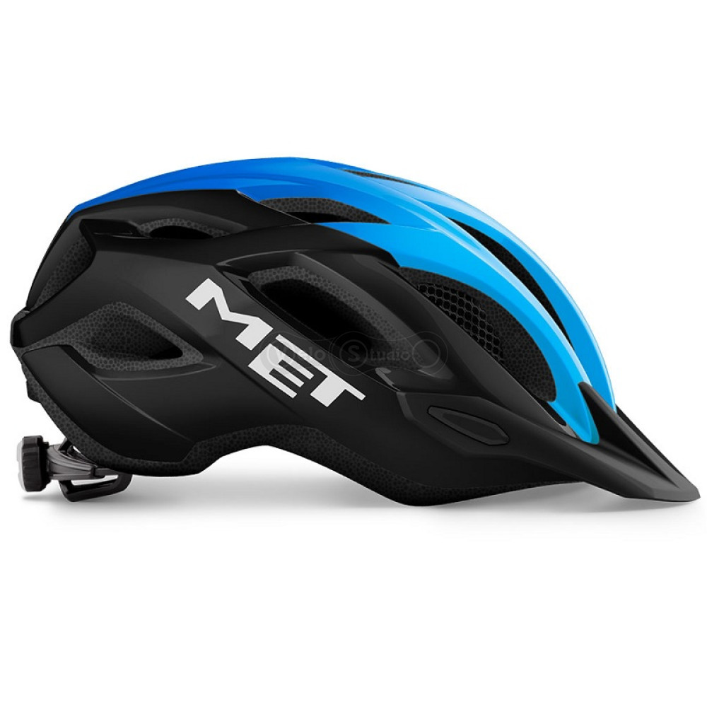 Вело шлем MET Crossover Black Cyan M (52-59 см)