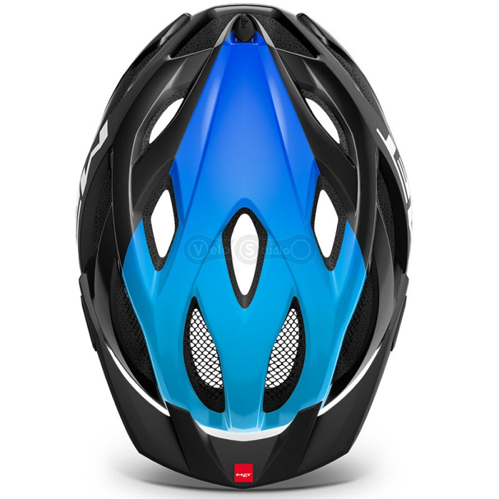 Вело шлем MET Crossover Black Cyan M (52-59 см)