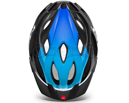 Вело шолом MET Crossover Black Cyan M (52-59 см)