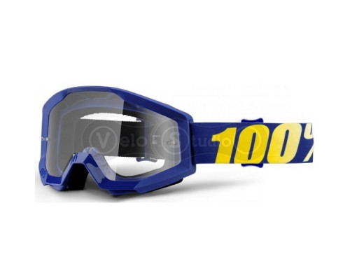 Очки-маска Ride 100% STRATA Goggle Hope - Clear Lens