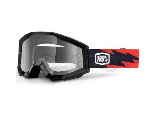Очки-маска Ride 100% STRATA Goggle Slash - Clear Lens