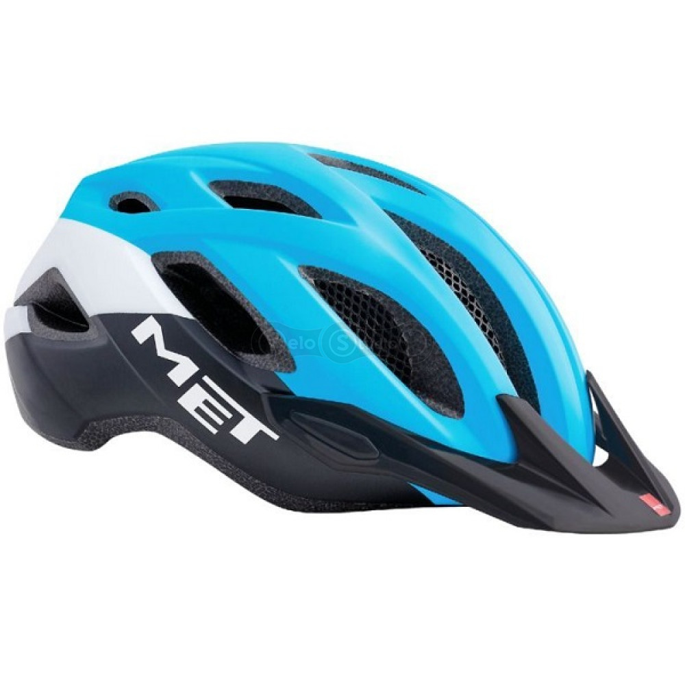 Вело шлем MET Crossover Black Cyan M (52-59 см)
