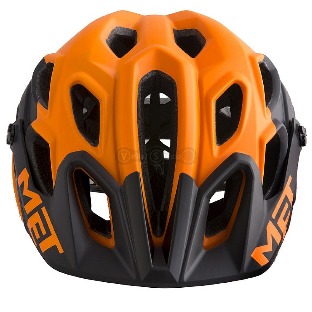 Вело шлем MET Lupo Orange Black L (59-62 см)
