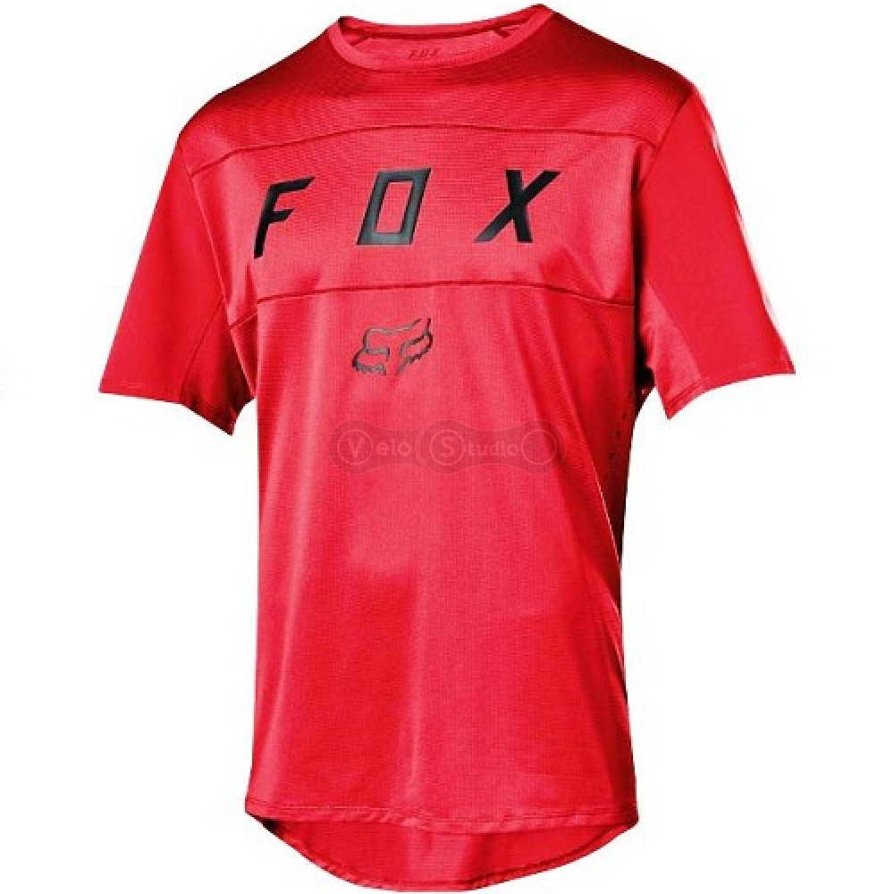 Джерси FOX FLEXAIR MOTH JERSEY красная короткий рукав