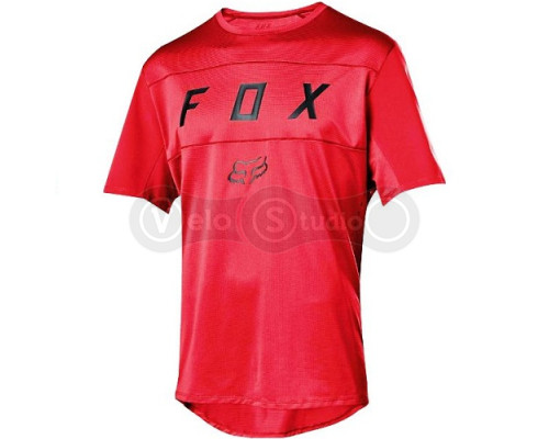 Джерси FOX FLEXAIR MOTH JERSEY красная короткий рукав