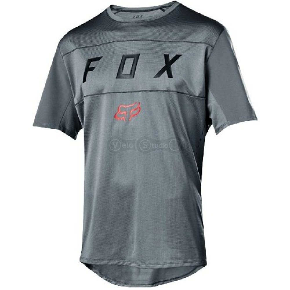 Джерси FOX FLEXAIR MOTH JERSEY серая короткий рукав