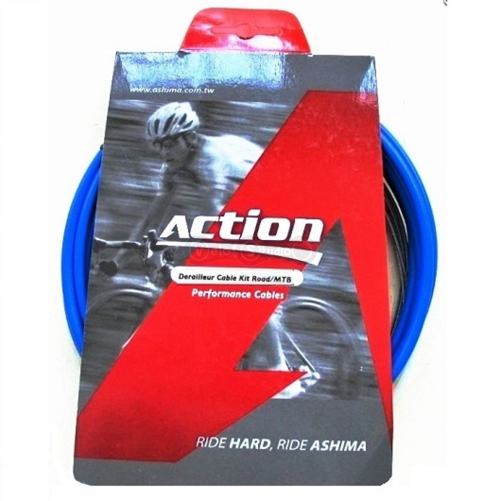 Набор переключения скорости Ashima Action MTB синий