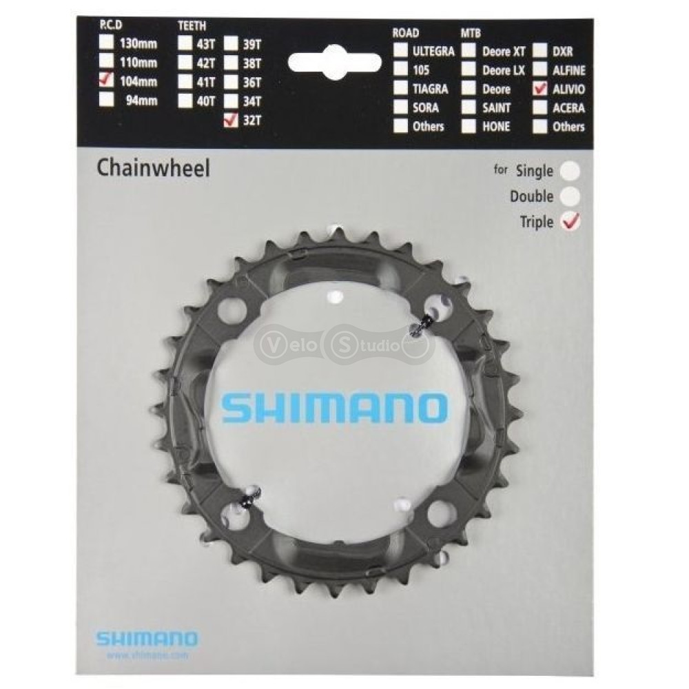 Зірка шатунів Shimano FC-M430 32 зуб., 8-9 швидкостей