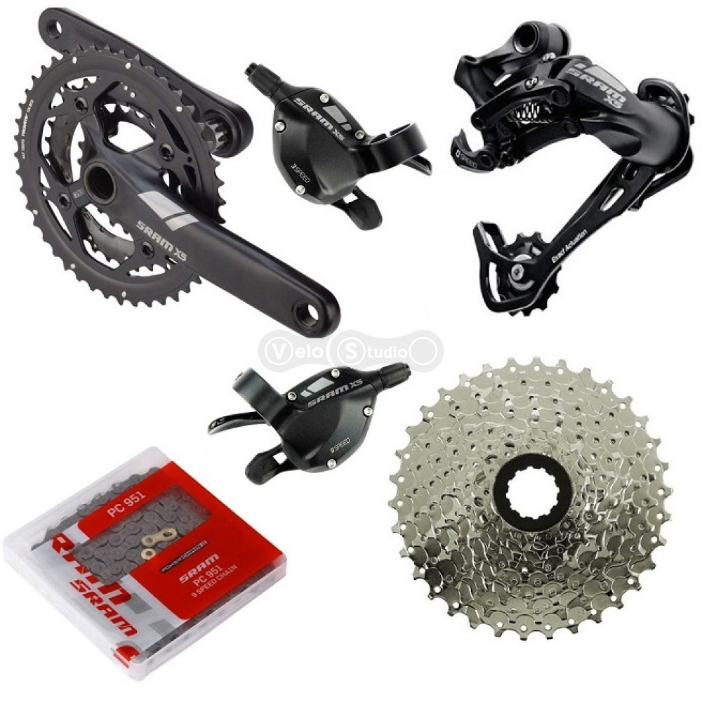Групсет Sram X5 3x9 скоростей