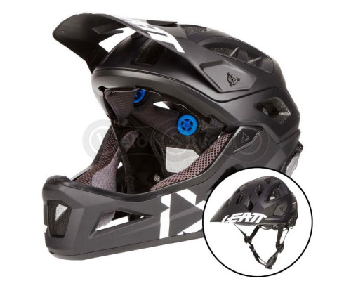 Шолом LEATT DBX 3.0 Enduro Black/White