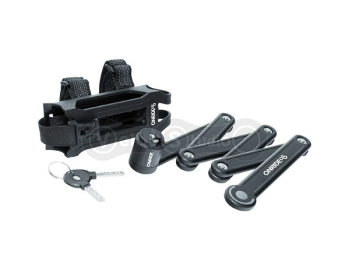 Замок ONRIDE Bit складаний із сталевих пластин