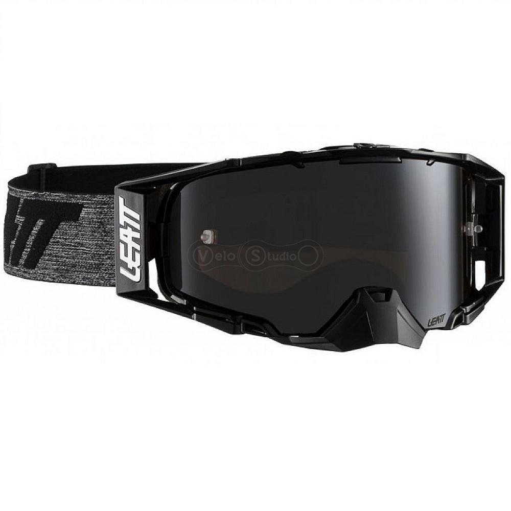 Очки-маска LEATT GOGGLE VELOCITY 6.5 IRIZ - PLATINUM 28% чёрные