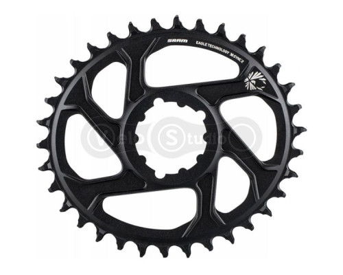 Звезда SRAM Eagle X-Sync OVAL Offset 6 Al 34T DM