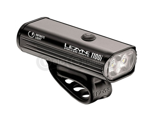 Фара Lezyne POWER DRIVE 1100 Black USB 1100 Lum