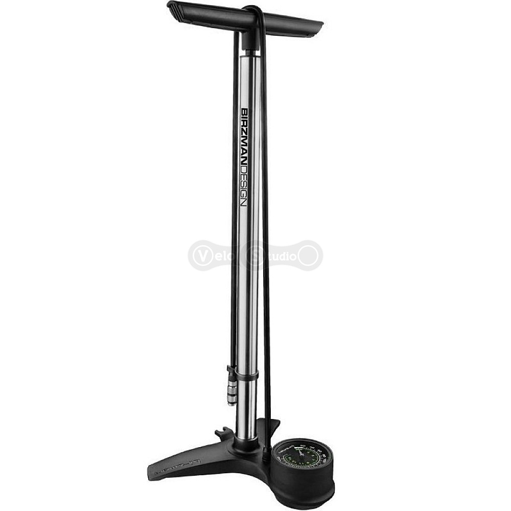 Насос напольный Birzman Maha Flick-It V 220PSI серебро