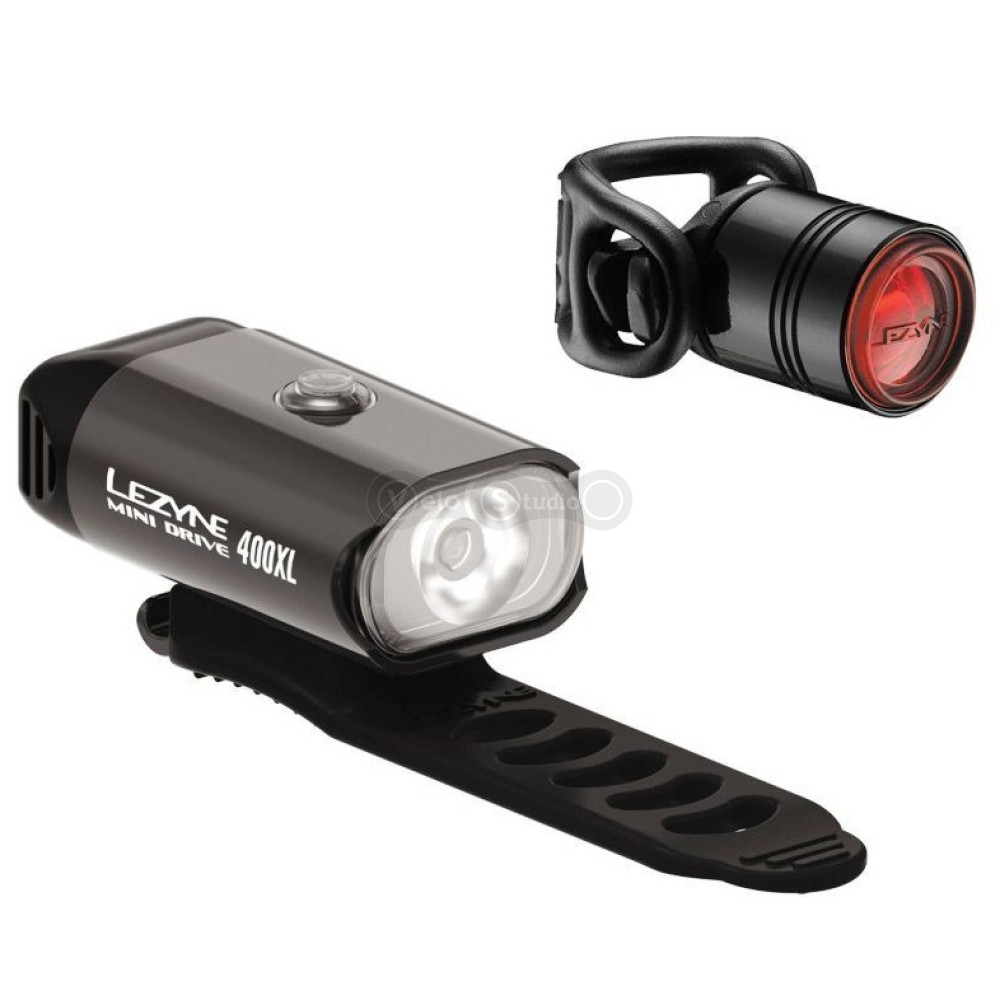 Комплект Lezyne Mini Drive 400XL Led Femto Drive Pair чёрный