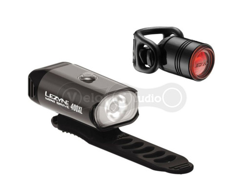 Комплект Lezyne Mini Drive 400XL Led Femto Drive Pair чорний