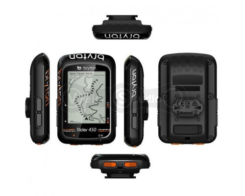 GPS велокомпьютер Bryton Rider 450 H + датчик пульса
