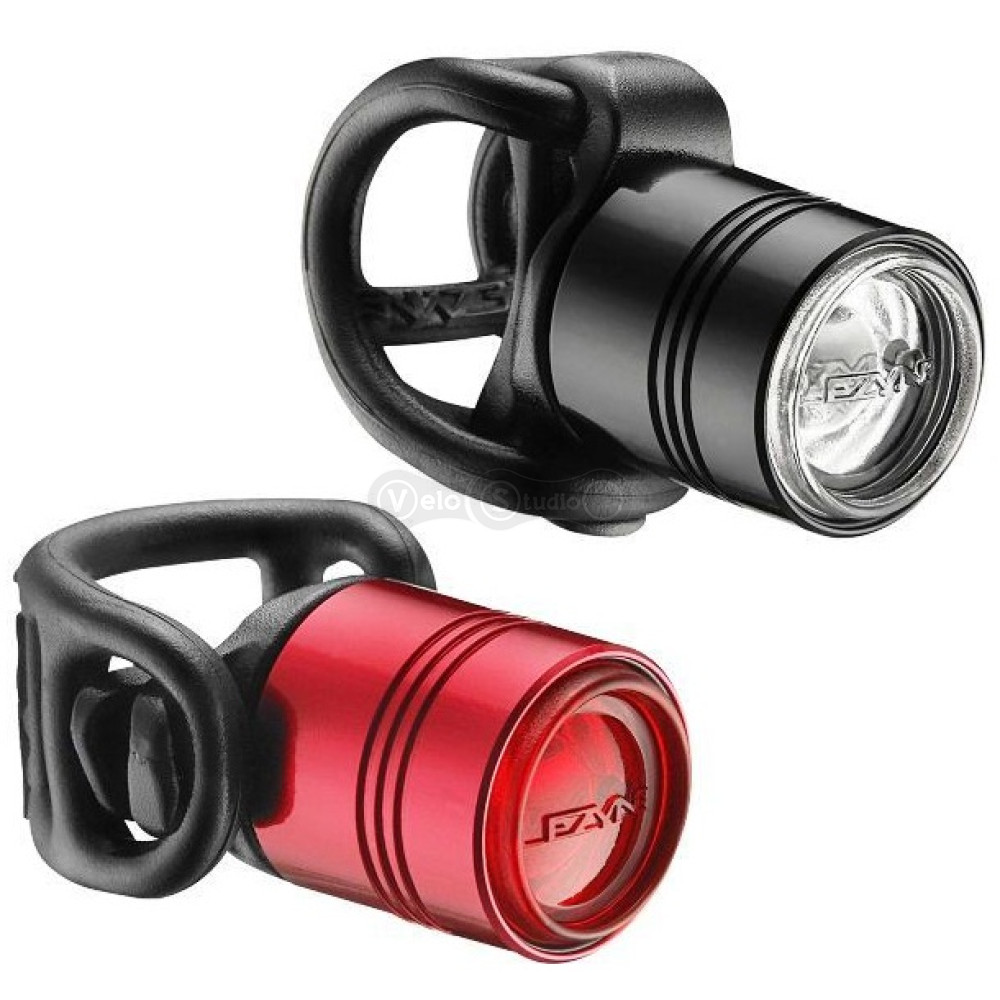 Комплект мигалок Lezyne Led Femto Drive Pair чорний - червоний