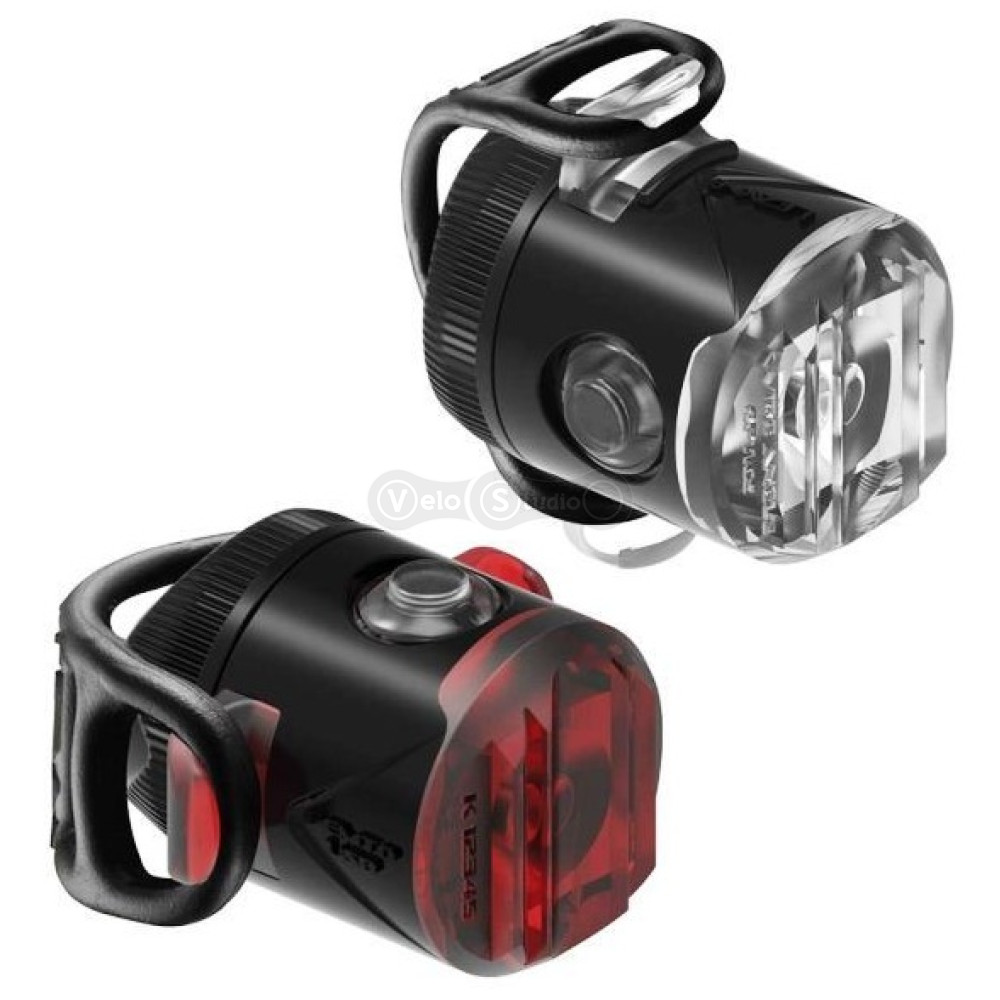 Комплект мигалок Lezyne Led Femto USB Drive Pair чёрный