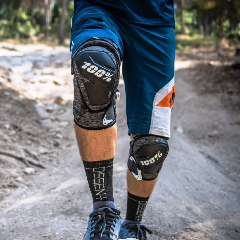 Наколенники RIDE 100% FORTIS Knee Guard серые размер S/M