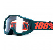 Очки-маска Ride 100% ACCURI Goggle Matte Gunmetal - Clear Lens