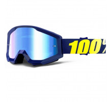 Очки-маска Ride 100% STRATA Goggle Hope - Mirror Blue Lens