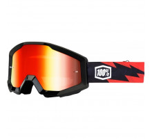 Очки-маска Ride 100% STRATA Goggle Slash - Mirror Red Lens