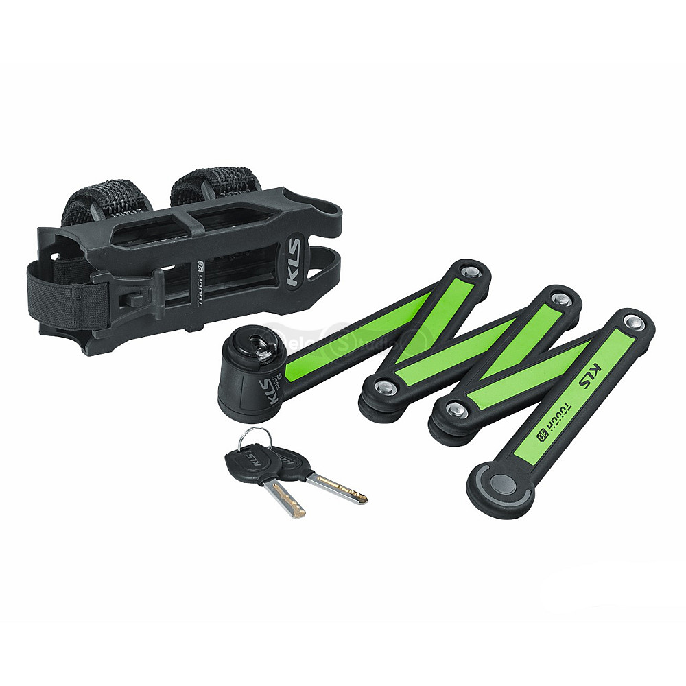 Замок KLS Tough 30 складной зеленый 3.5х750 мм