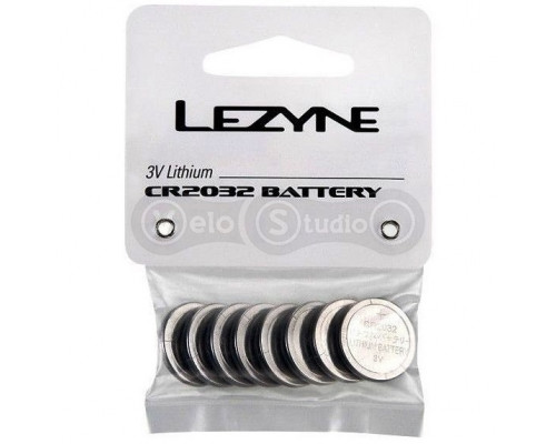 Батарейка Lezyne Lithium CR 2032 700mAh, 3.6 V - 8 штук